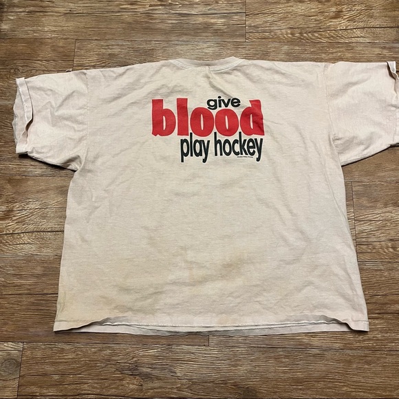 Vintage Single Stitch Ice Hockey Shirt - Picture 2 of 2